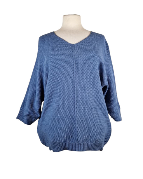 V-Ausschnitt Pullover